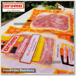 Aroma Bali frozen pork HAM DANISH sliced 250g